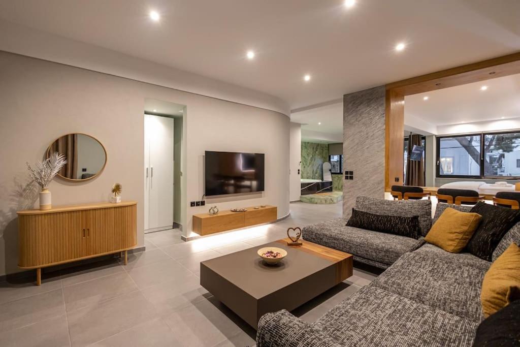 Smaragdi Luxury Jacuzzi Apartment Noho Premium Living Athene Buitenkant foto